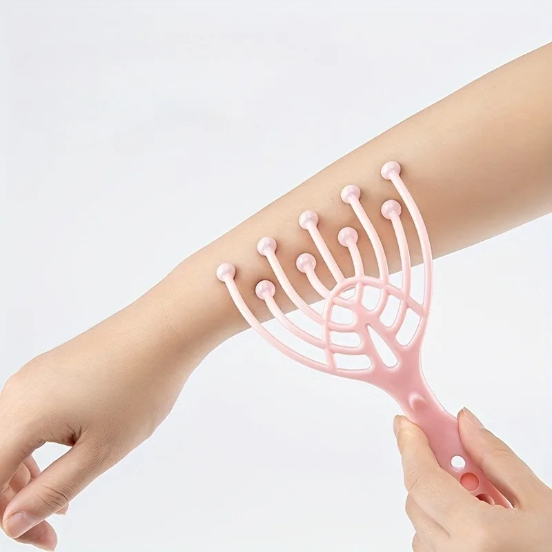 9 مخالب تدليك للعناية بالشعر، استرخاء الإجهاد العميق، هدية للآباء في المكتب والمنزل والمنتجعات الصحية