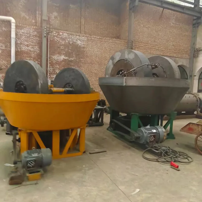 

1200B 7.5KW Customized Mercury Free Mini Grinding Pan Machine With Full Plant