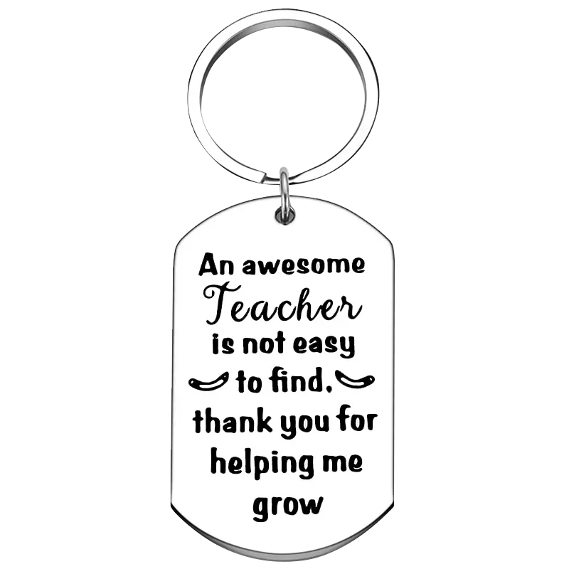 Teacher back school Gift Keychain Teacher Appreciation Gifts Key Chain Pendant