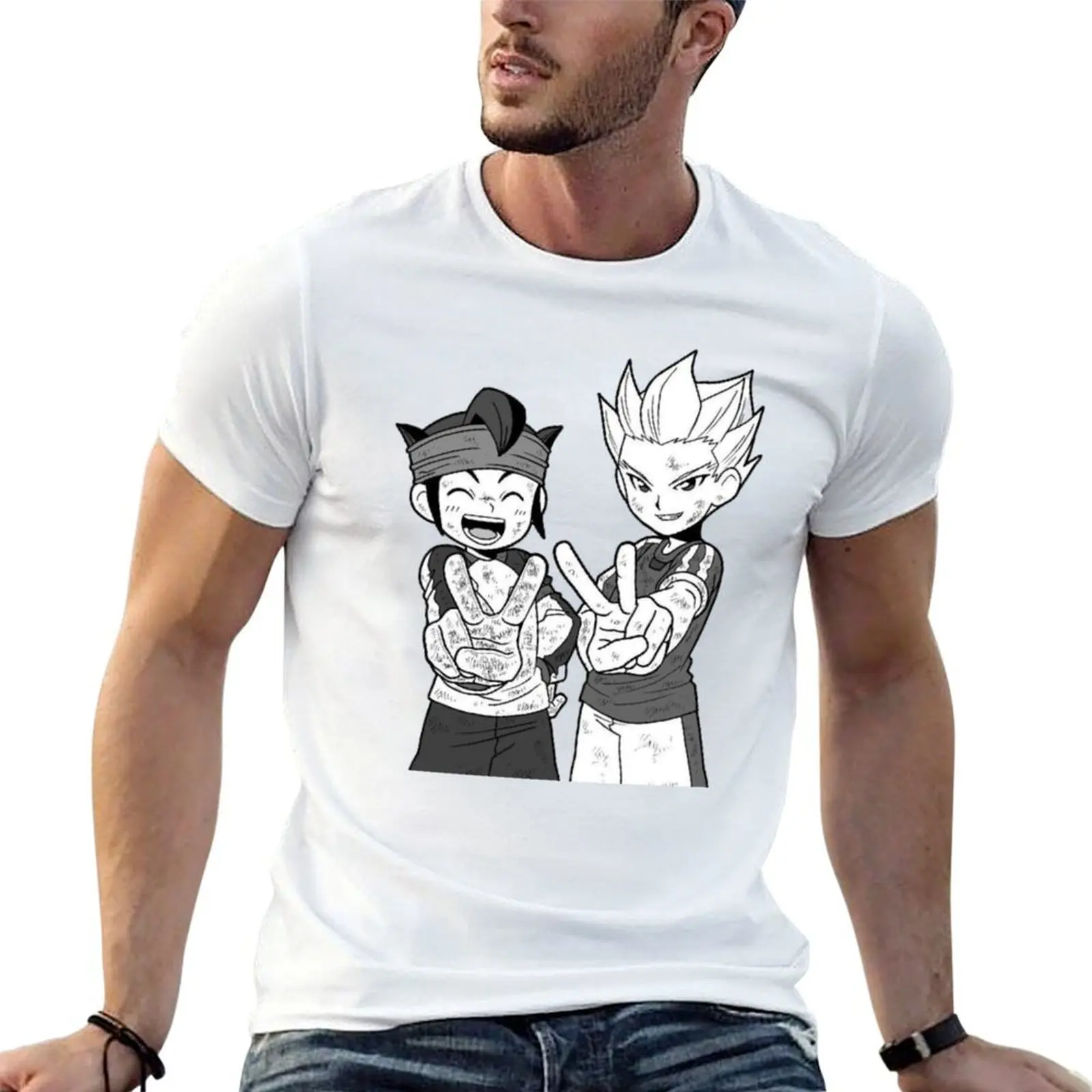 

essential : (gouenji) fanart shirt Axel for Eleven ! shirts man Inazuma fit t t Blaze slim T-Shirt