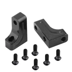 2Pcs Metal Steering Gear Seat Servo Fixed Mount Bracket Base for 1/10 RC Climbing Crawler Car Axial SCX10 90021 90022 90028