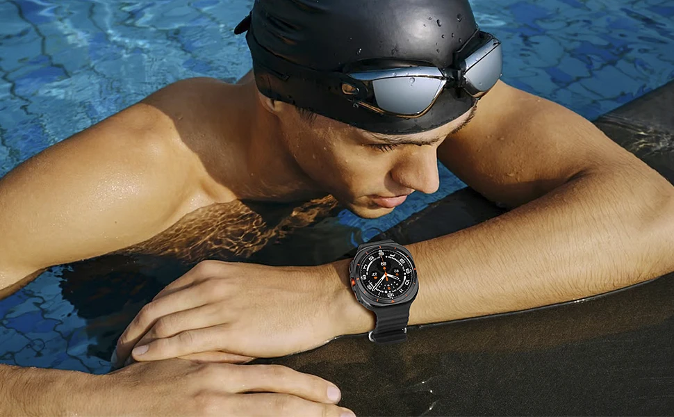 Ocean Band für Samsung Galaxy Watch 7 Ultra 47 mm Sport Silikonarmband Correa Gürtel für Samsung Galaxy Watch Ultra Armband 47 mm – Detail 4