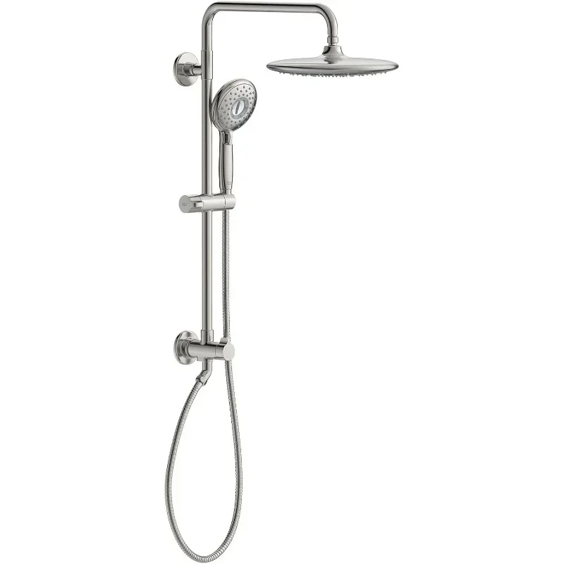 American Standard  4-Function Retrofit Shower System with Rain Showerhead, 1.8 GPM, Brushed Nickel