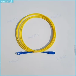 10Pcs/Lot SC/UPC-SC/UPC Optic Patch Cord Simplex 1M/2M/3M/5M/10M To SC Optical Fiber Jumper Cable 2.0/3.0mm