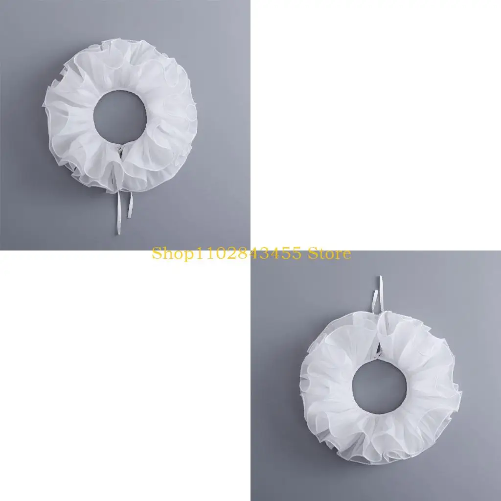 

49MC Дышащая сетка елизаветинский воротник костюм на Хэллоуин реквизит быстрая трансформация клоуна