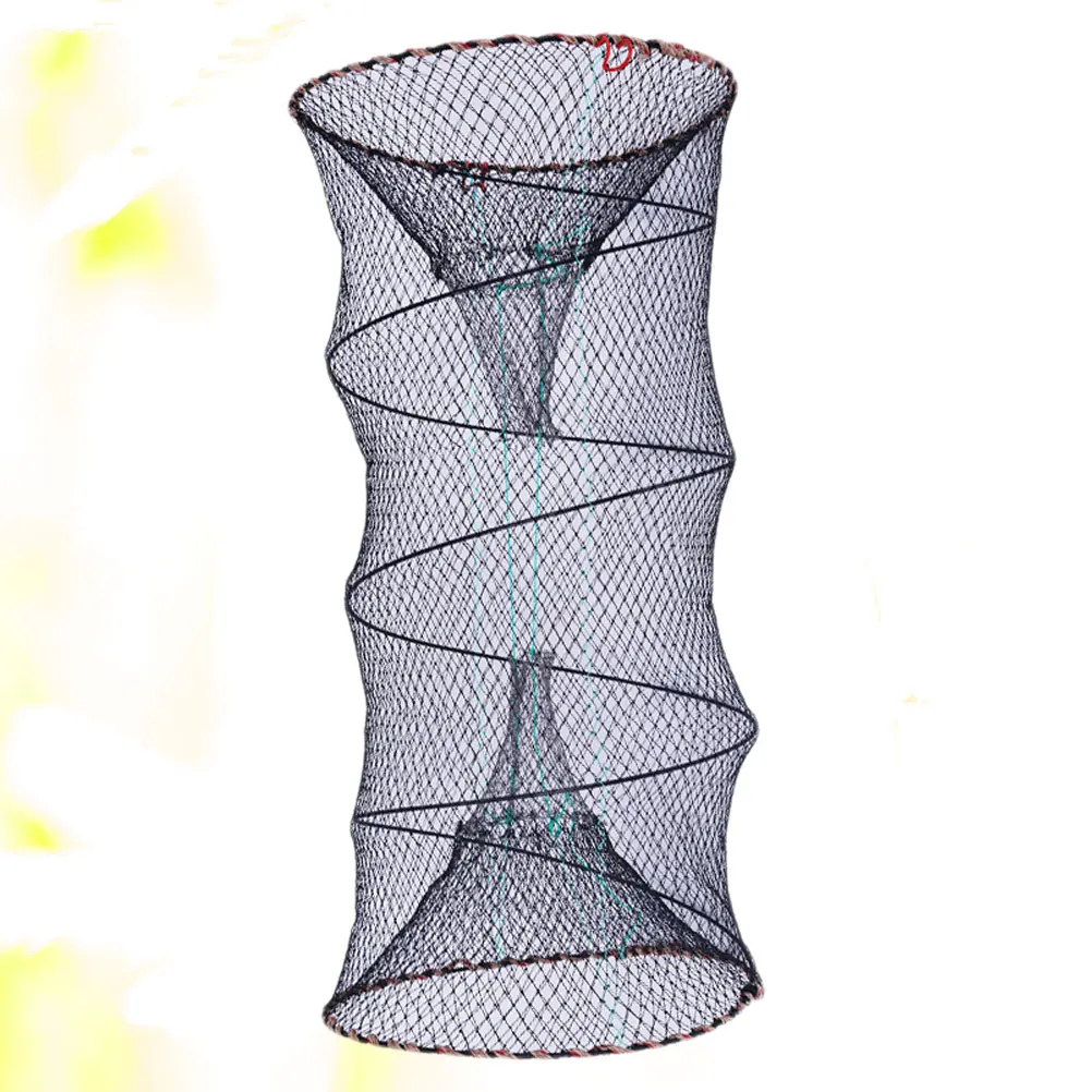 

Crab Fishing Net Nets Portable Foldable Folding Collapsible Basket Round