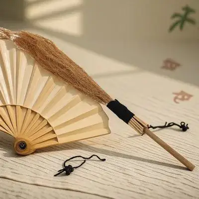 

1pc Halloween Witch Broom Prop Retractable Flying Broomstick Decorative Besom For Halloween Party Decoration Masquerade