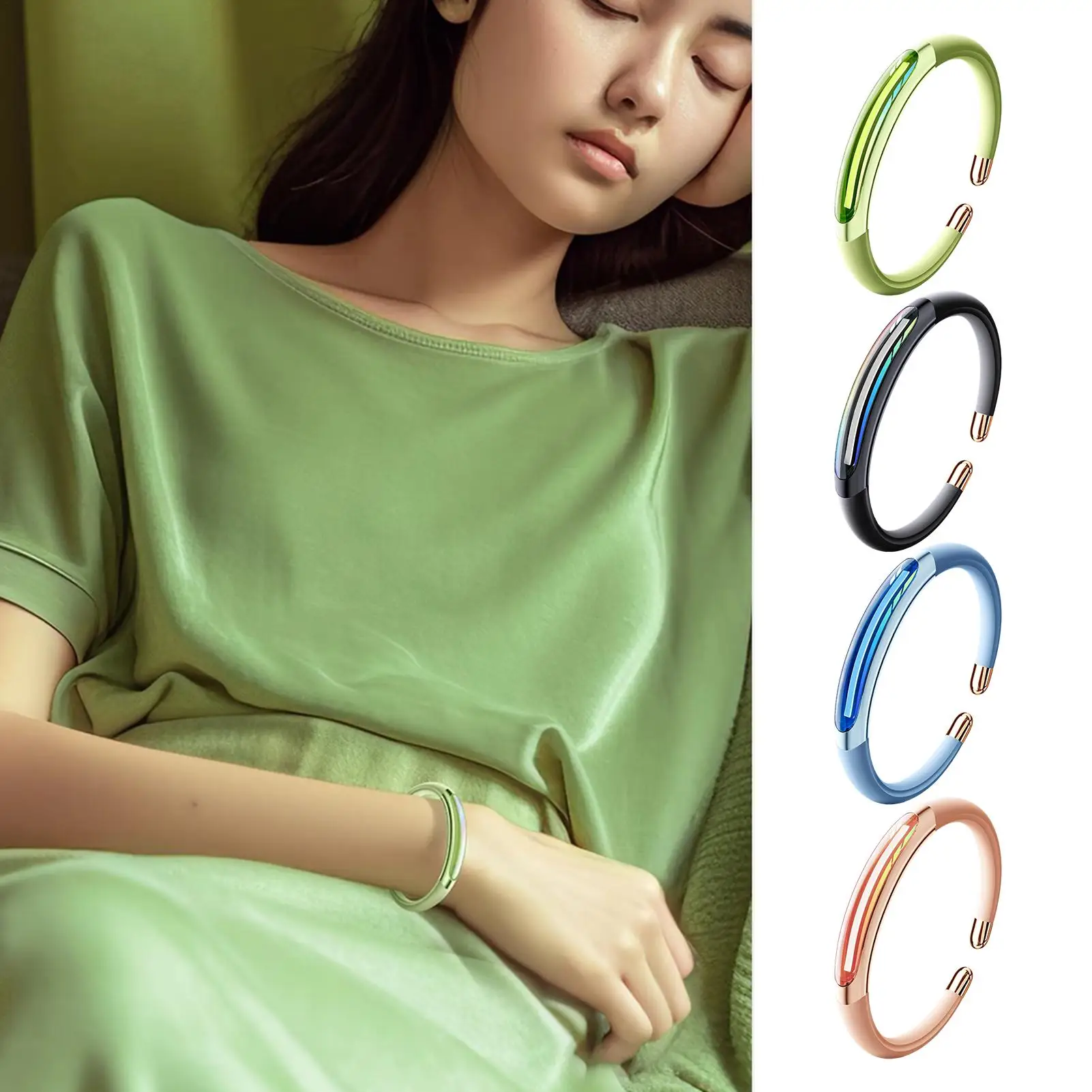 Anti Gnat Bracelet Natural Plant Oil Fly Defense Gnat Bite Protection For Adults Kids Students Home Outdoor Camping Hiking