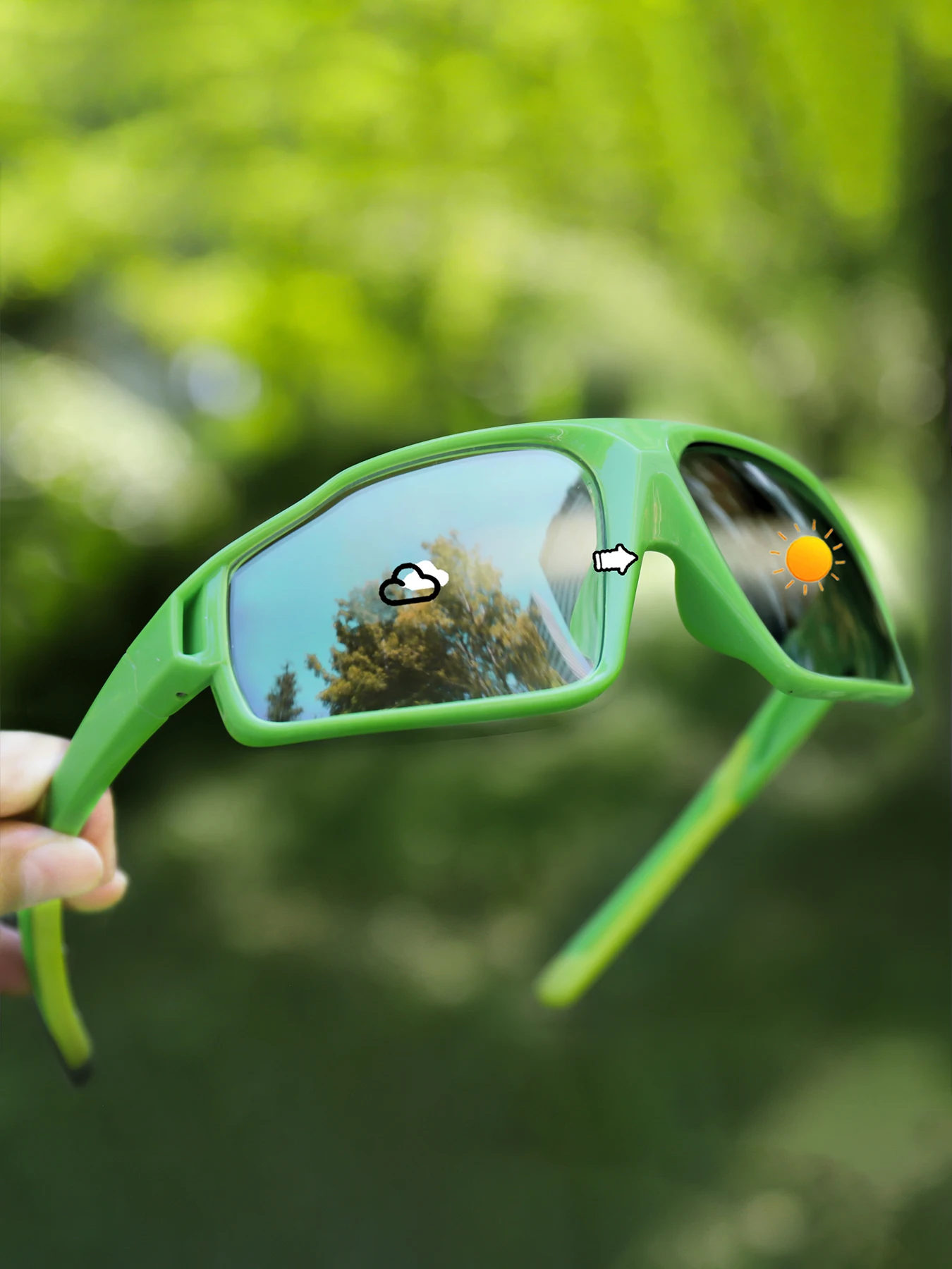 AliExpress Fashion Photochromic Glasses Men Women MTB Bike Bicycle Eyewear Cycling Fishing Running Glasses New Style Sunglasses Sports