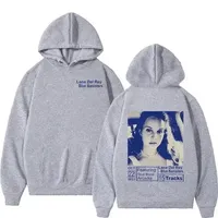 Lana Delray hoodies men s and women s music album printed pullovers spring and autumn long-sleeved tops chamarra dc
