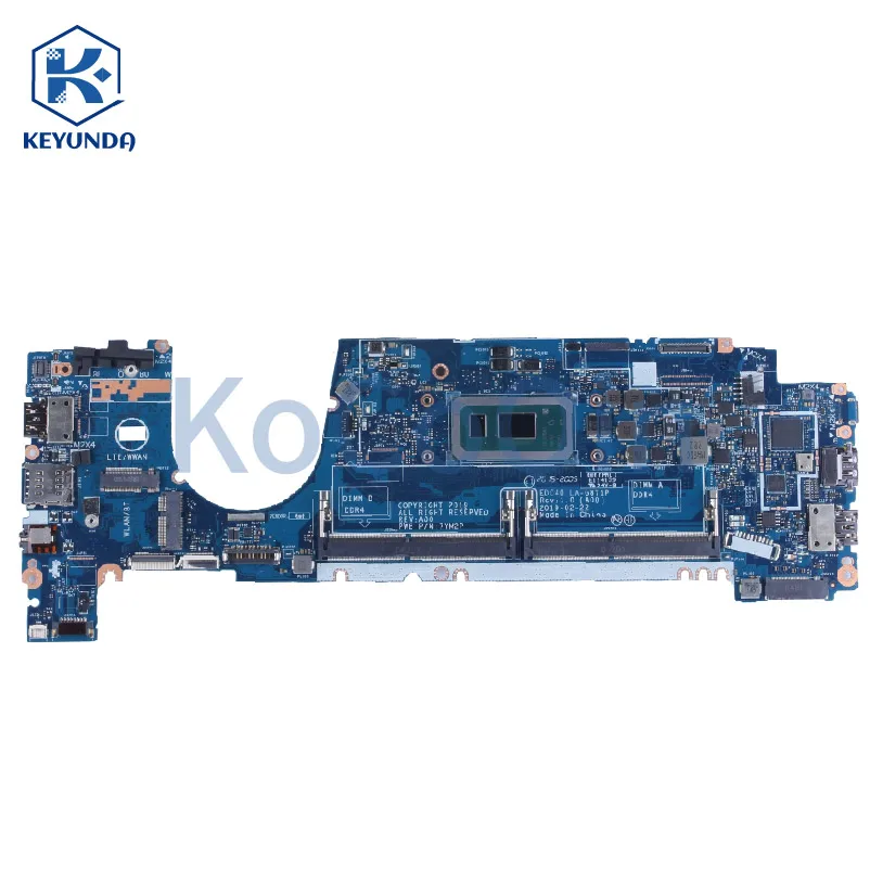 LA-G871P For DELL Latitude 7400 Notebook Mainboard CN-0M2JD3 0FHPJ8 i5-8265U i5-8365U i7-8665U Laptop Motherboard Tested