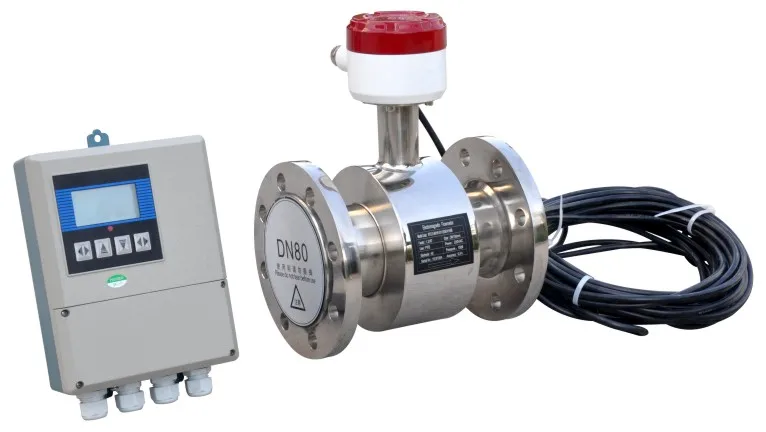 Intelligent Electromagnetic Flow Meter Sea Water Flow Sensor Water Conservancy Flowmeter