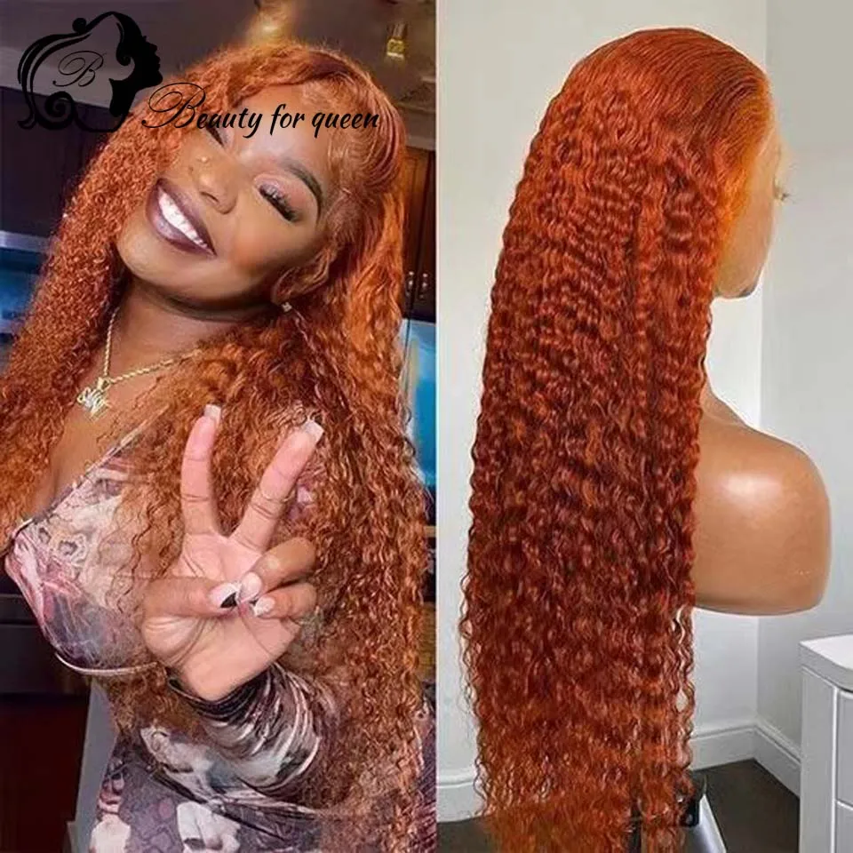2026 Fashion Style Colored Giner 13×4 Lace Front Wigs Cosplay Good Quality Brazilian For Women 2026 Super Soft Natural Hairline
