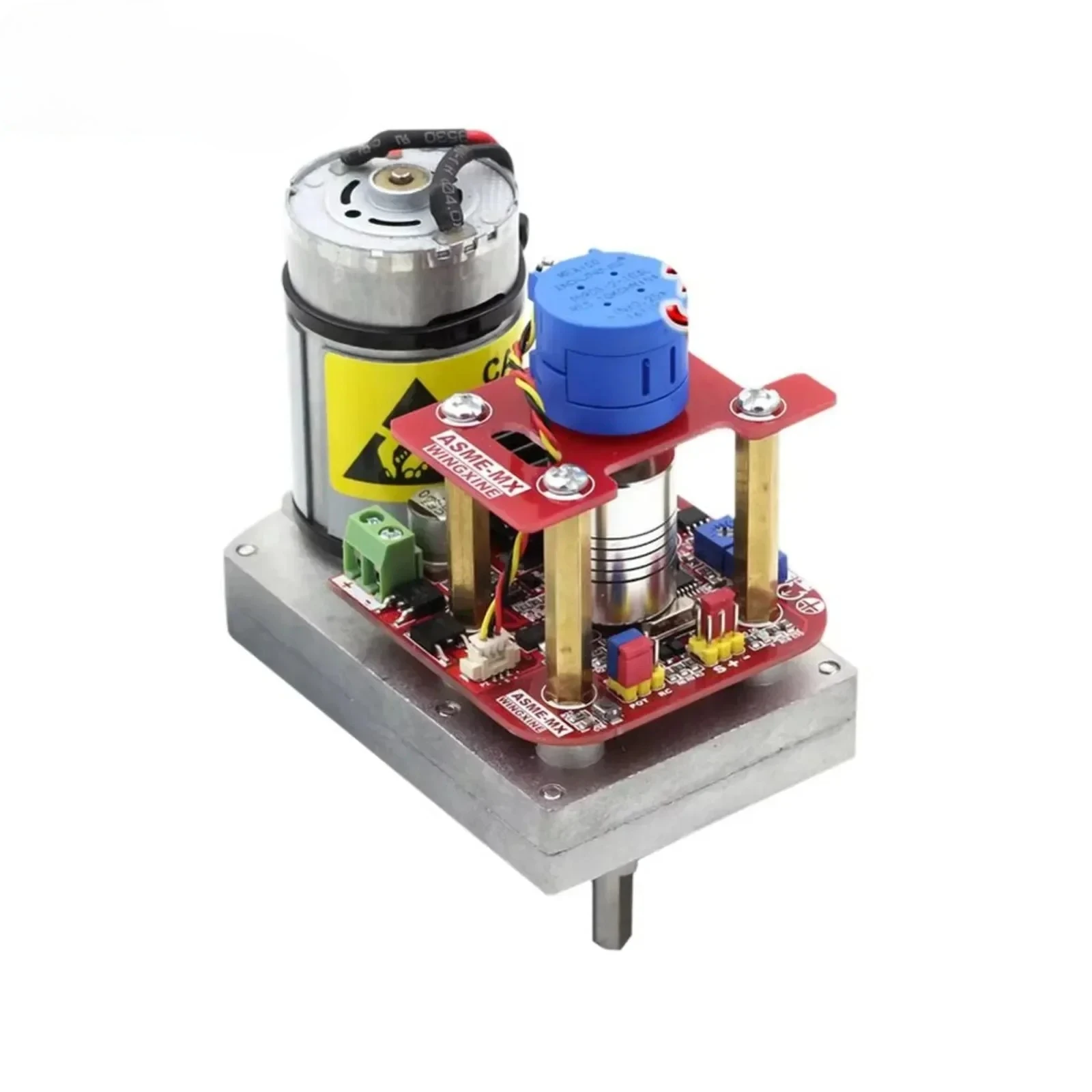 ASME-MXB 12V/24V/380kg.cm 로봇 서보 초대형 토크 3600 학위 합금 스티어링 기어 스티어링 기어