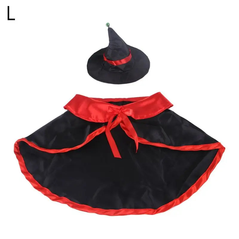 Halloween Dog Dress Up for Vampire Clothes Puppy Kitten Cloak for Cats and Dogs