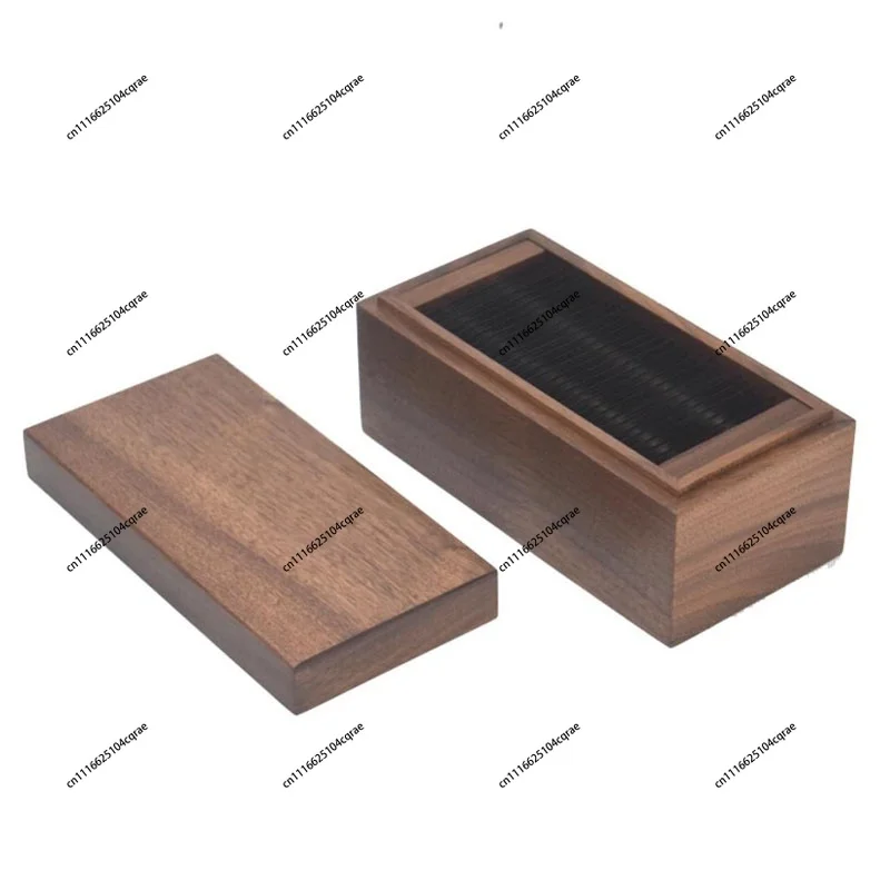 Precision sharpening tool for tailors and fashion designers - Black Walnut Sewing Chalk Knife Sharpener and Fine Grinder