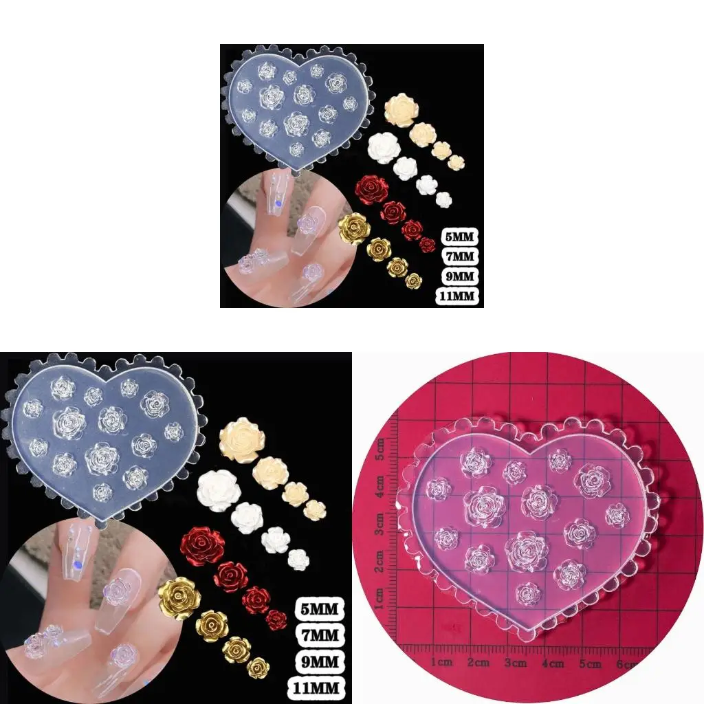 

Double Floral Mold Set Reusable Silicone Tools For Creating Charm And Beauty Accessories