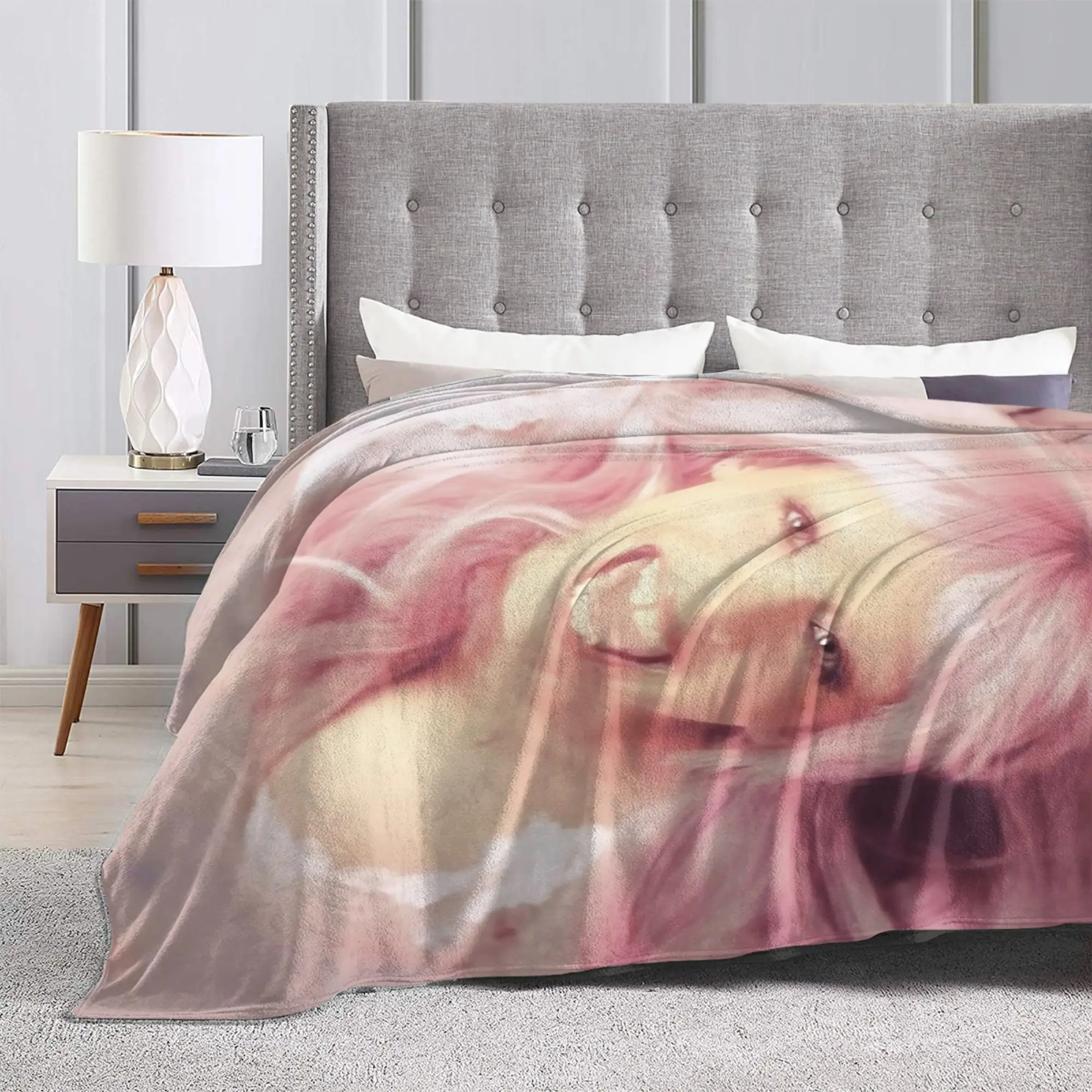 Melanies Martinezs Singer Knitted Blankets Hades Album Plush Throw Blanket Bedding Couch Decoration Ultra-Soft Warm Bedspread
