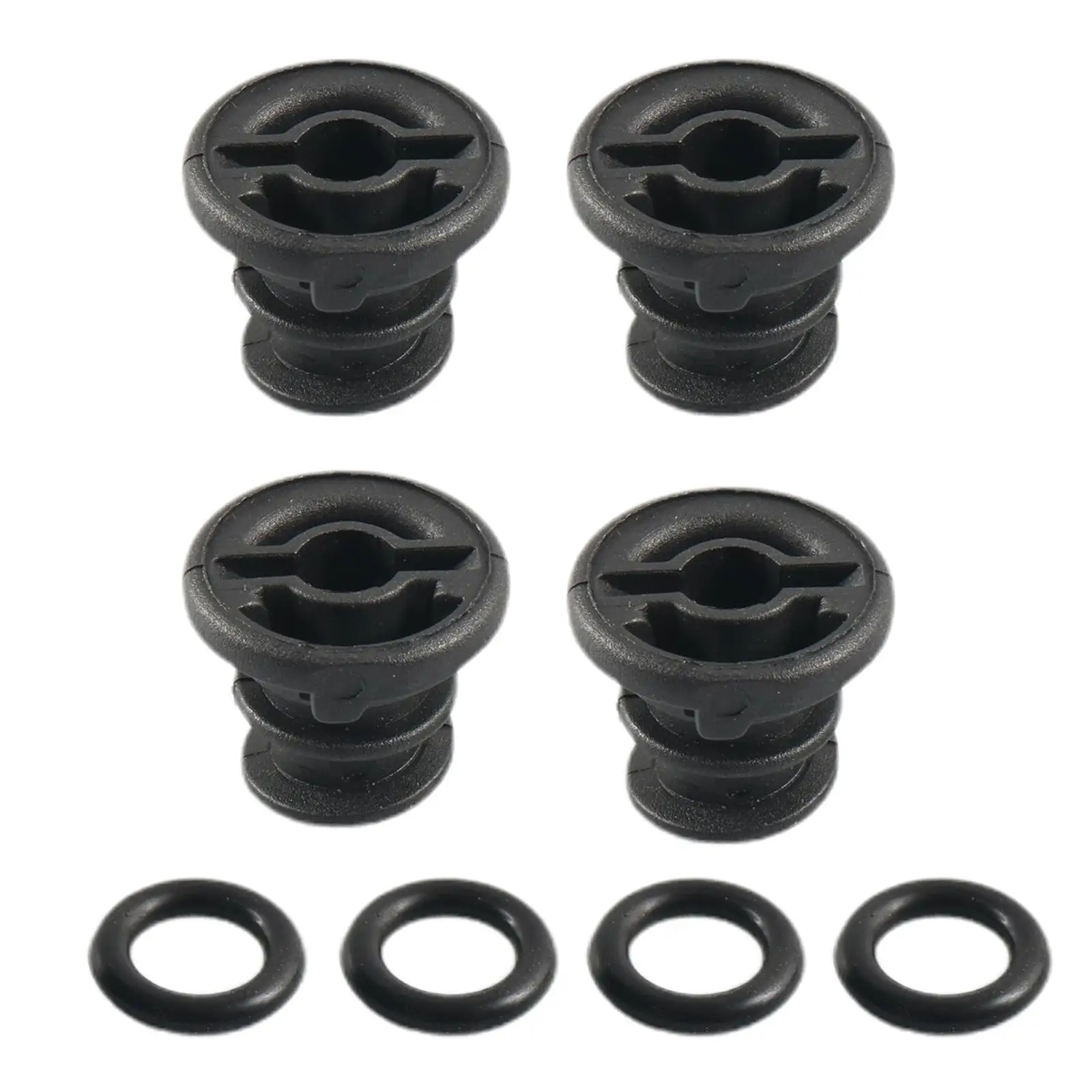 4 Pieces Engine Oil Drain Sump Plug 06L103801 with Gasket O Rings Replacement for Volkswagen Golf Passat B8 Beetle