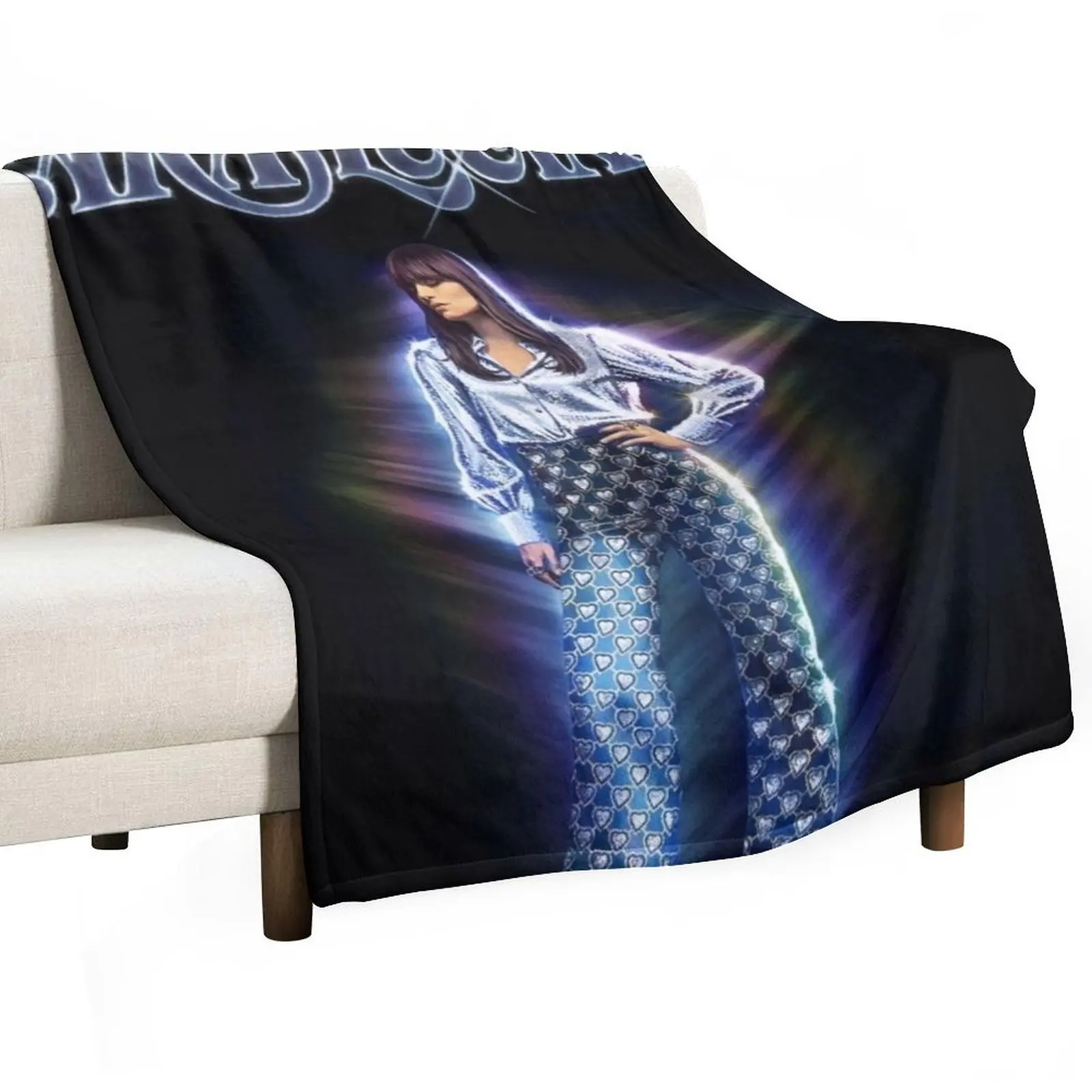 CLARA LUCIANI HEART AGAIN Throw Blanket Luxury Designer Single Vintage Flannel Blankets Sofas Of Decoration Blankets