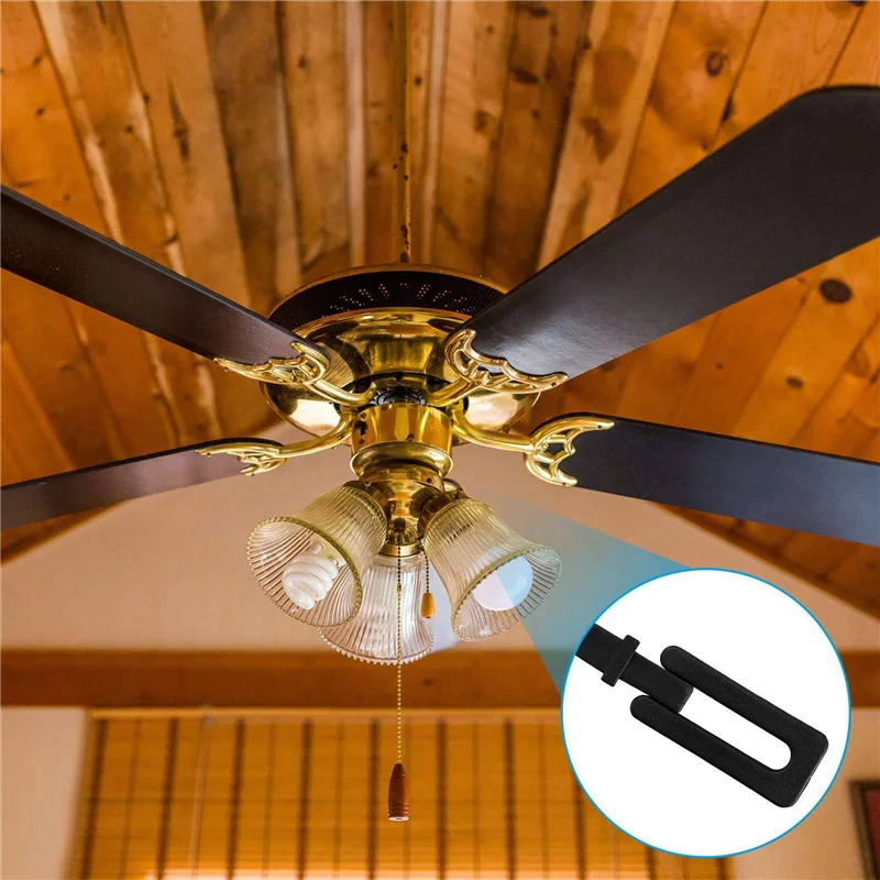 8 Set Ceiling Fan Blade Balancing Kit Fan Weight Balancing Kit Include Balancing Clip And Self-Adhesive Metal 5GM Weight-AT30