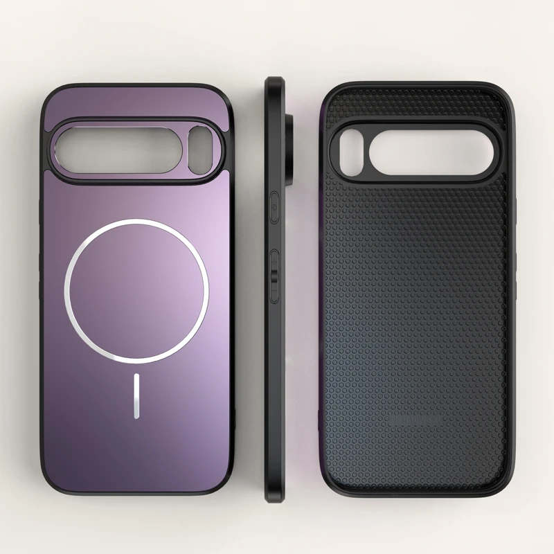 Luxury Original Matte Non-slip Magnetic Phone Case For Google Pixel 10 9 Pro XL 9A For Magsafe Wireless Charging Frosted Cover