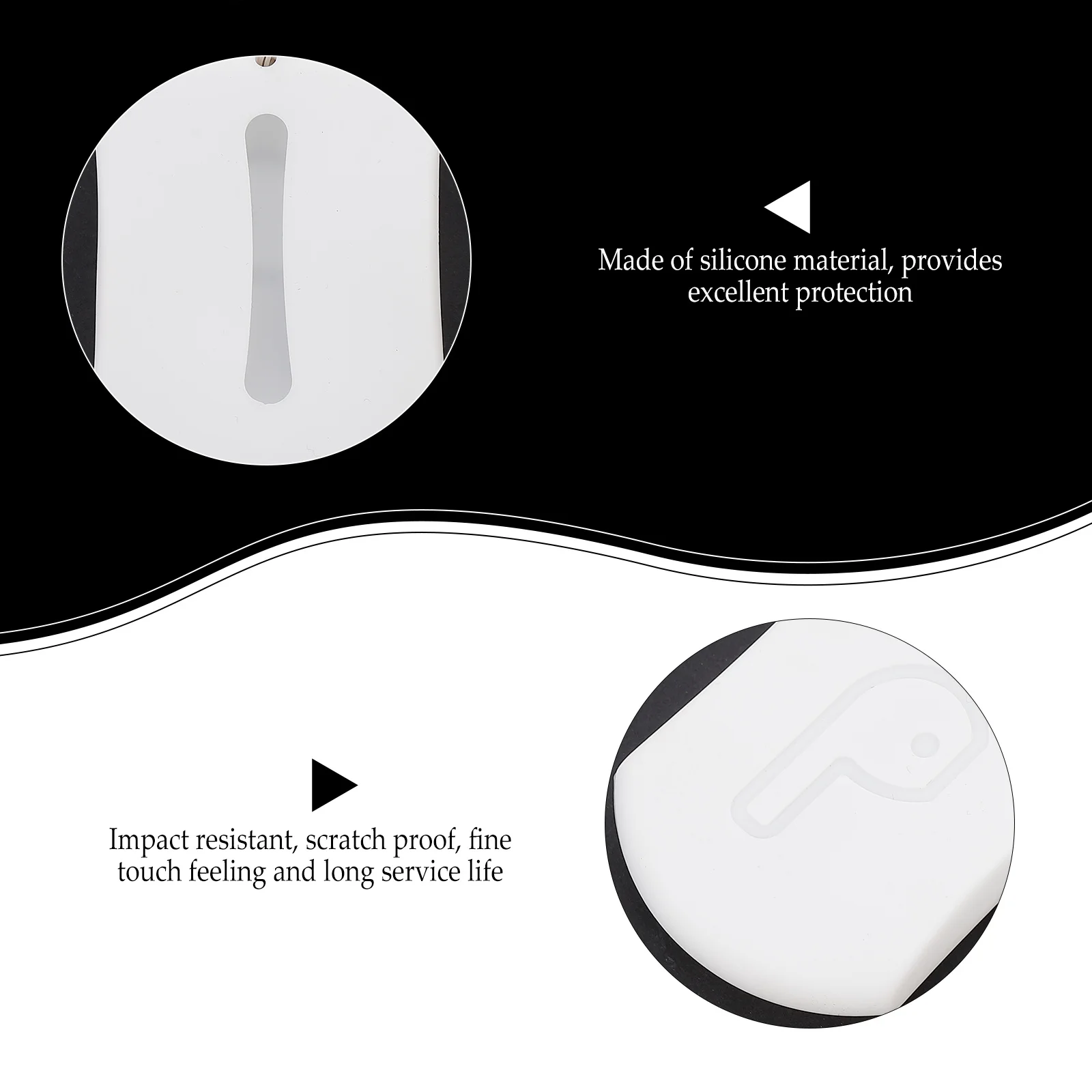 

7pcs Earphone Case Cover Protective Silicone Compatible for Freebuds3 Dust Proof Shock Absorbing Precise Cut Long Life