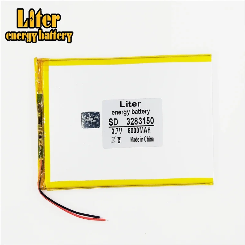 3283150 3.7V 6000mAh ليثيوم أيون اللوحي البطارية ل 7,8 ، 9 بوصة اللوحي بوليمر lithiumion البطارية مع جودة عالية
