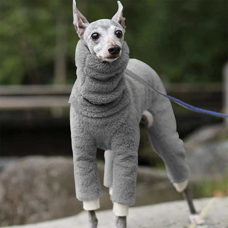 New Fashion Loose Pet Clothing Dog Winter Warmth Thickened High Collar Four Legs Dog Clothing Pet Clothing