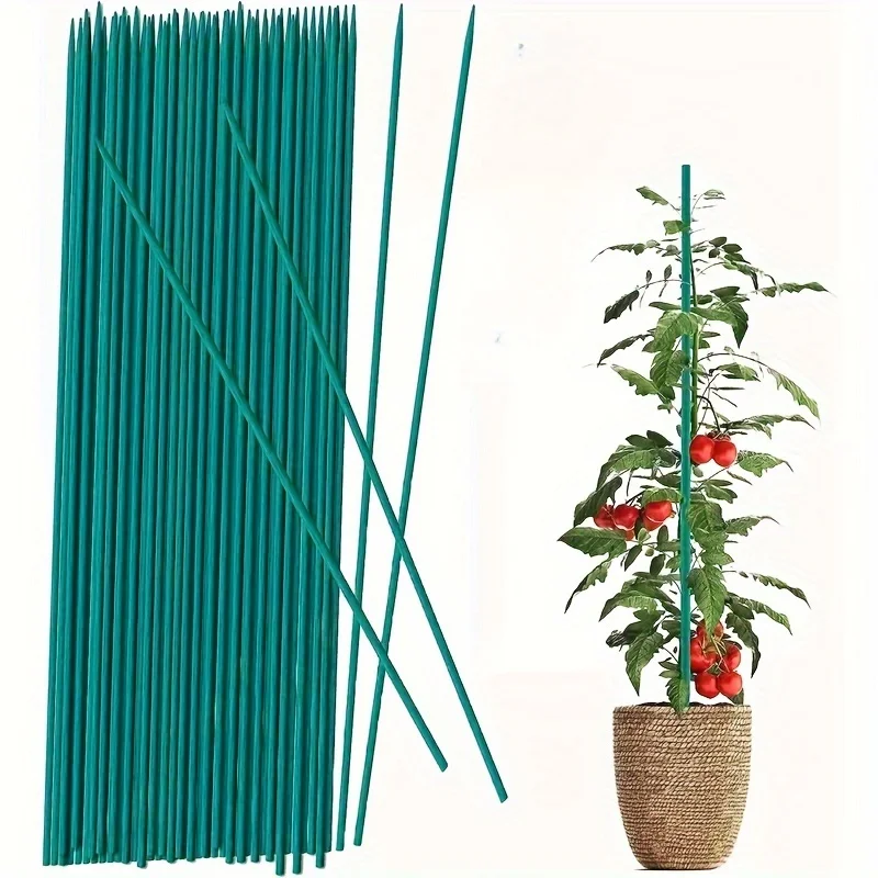 10pcs Sturdy Plant Stakes for Robust Plant Support and Indoor Gardening - Wooden Garden Stickers for Labeling and Flower Support