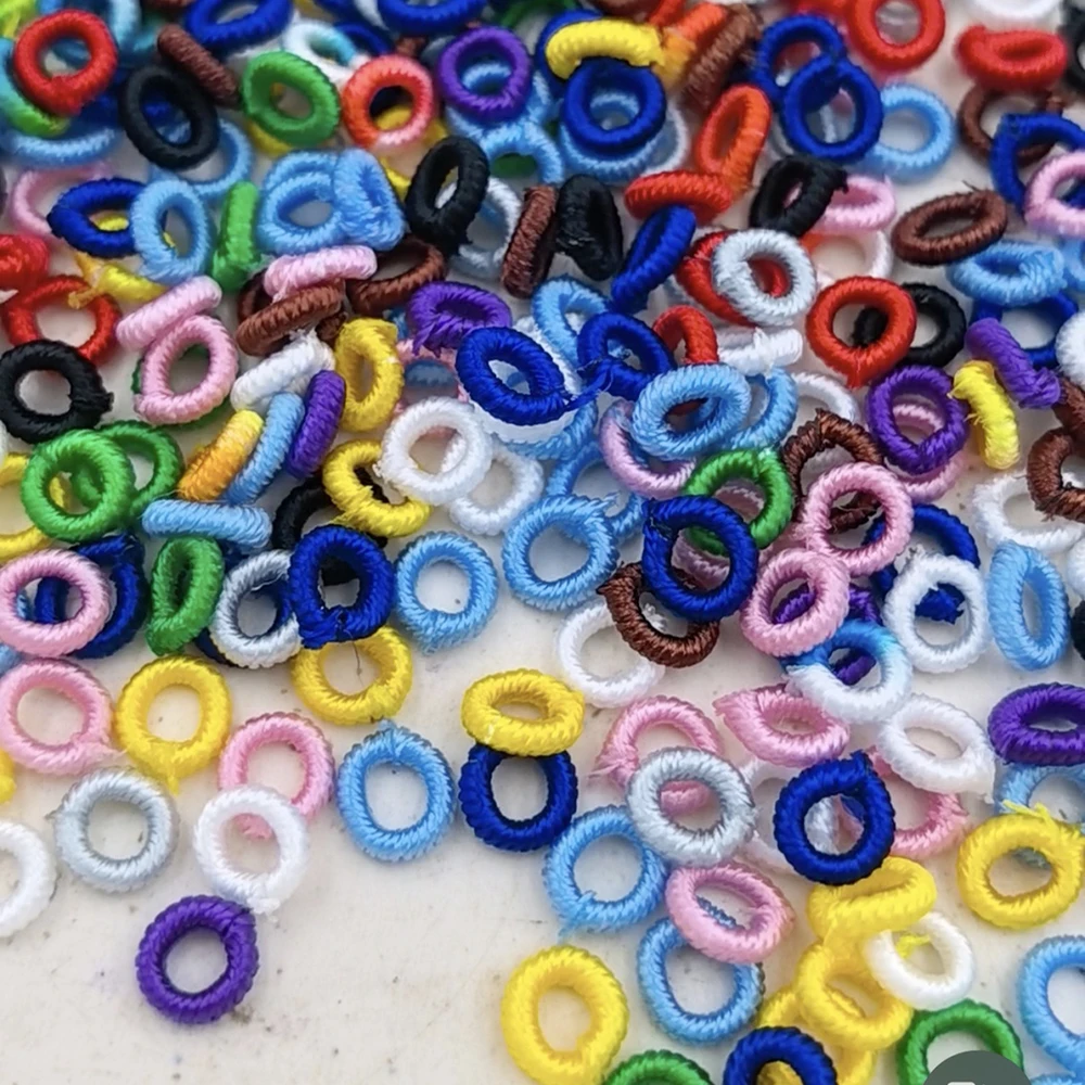 6MM Chinese Knot Pineapple Buckle Coil Buckle DIY Hand Woven Tassel Necklace Bracelet Connecting Ring Jewelry Making Accessories
