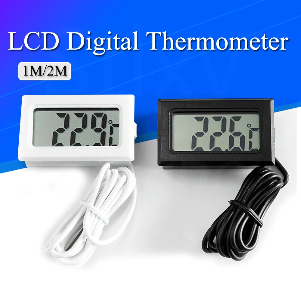 Mini Digital LCD Indoor Convenient Temperature Sensor Humidity Meter Thermometer Hygrometer Gauge Digital Display Thermometer