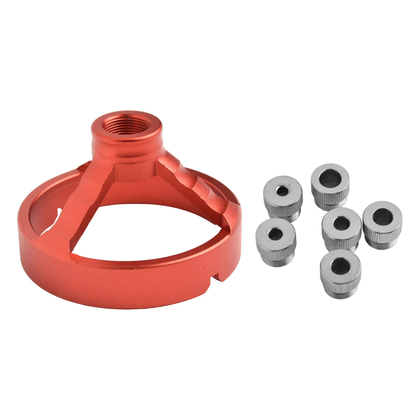 1Set Guida per trapano da 90 gradi Anello limite 5/6/7/8/9/10mm Punta da trapano Perforatrice Localizzatore Jig incernierato Baionetta Puncher verticale Strumenti