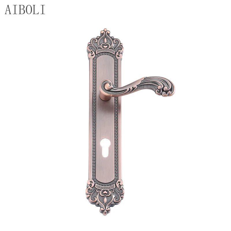 Lock Interior Door Door Lock Press Handle Lock Handle European Antique Door Lock Lock