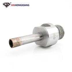 Punta da trapano in vetro per piastrelle di ceramica s Set punta da trapano diamantata da 6mm con gambo filettato punta da trapano diamantata sinterizzata per vetroceramica