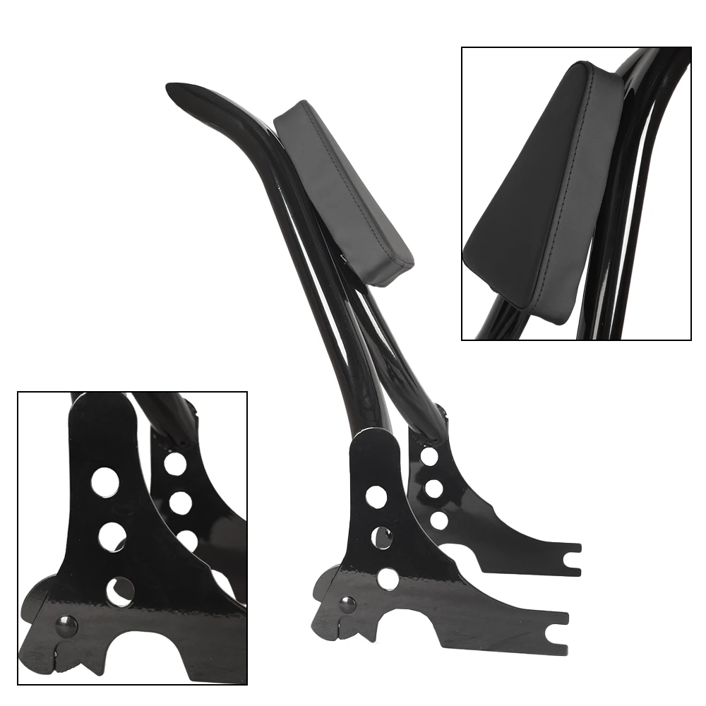 

Motorcycle 16 inch Detachable Passenger Rear Backrest Sissy Bar Motorbike Backrest For Harley Sportster 2004-2023