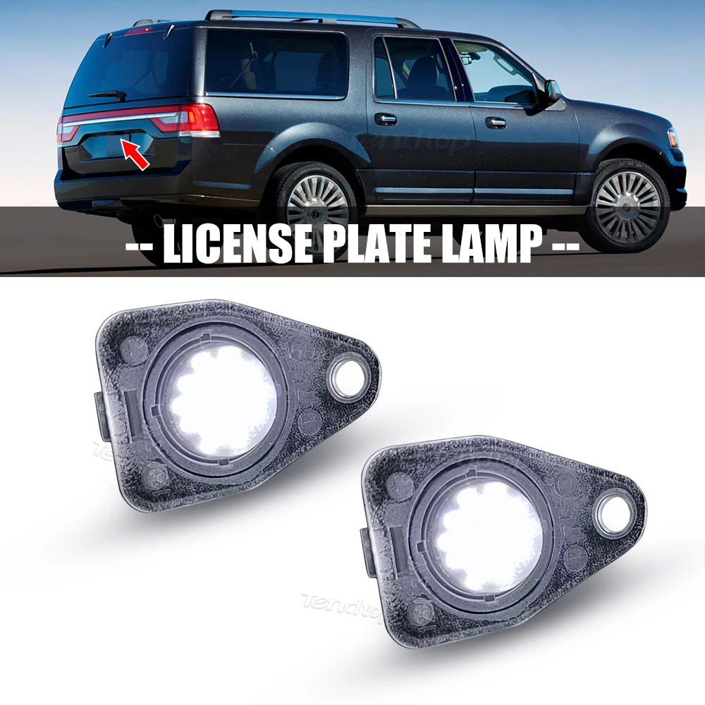 LED License Plate Light Tag Lamp For Ford Taurus Expedition Freestar Freestyle Lincoln Aviator Navigator Mercury Monterey Sable