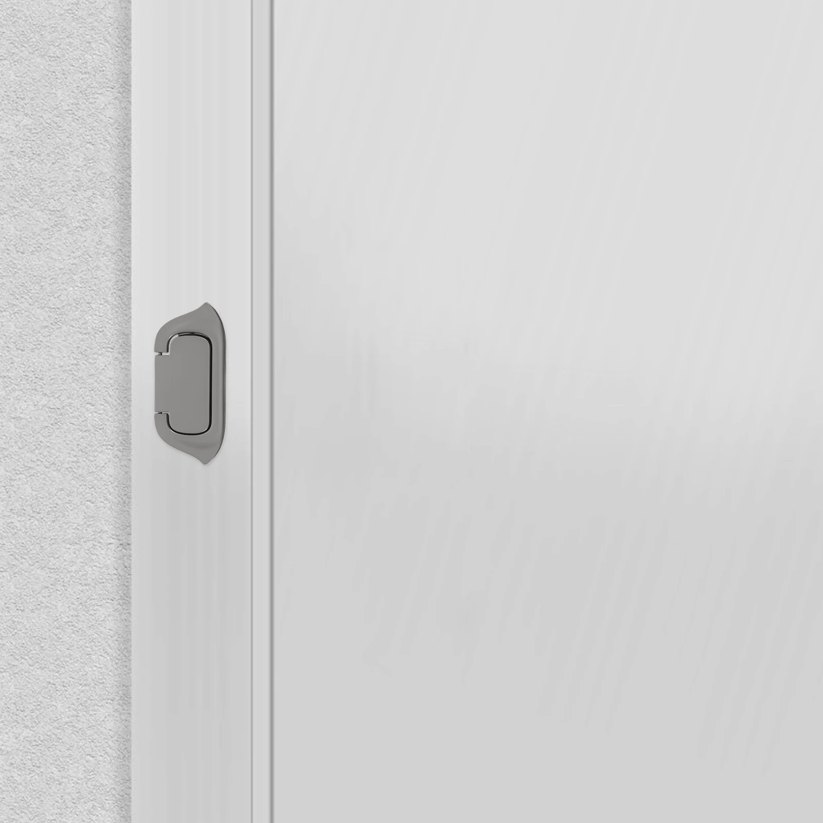 

Flush Handle Recessed Drawer Pull For Cabinets Furniture Zinc Alloy Flat Concealed Door Hardware Hidden Finger Pull