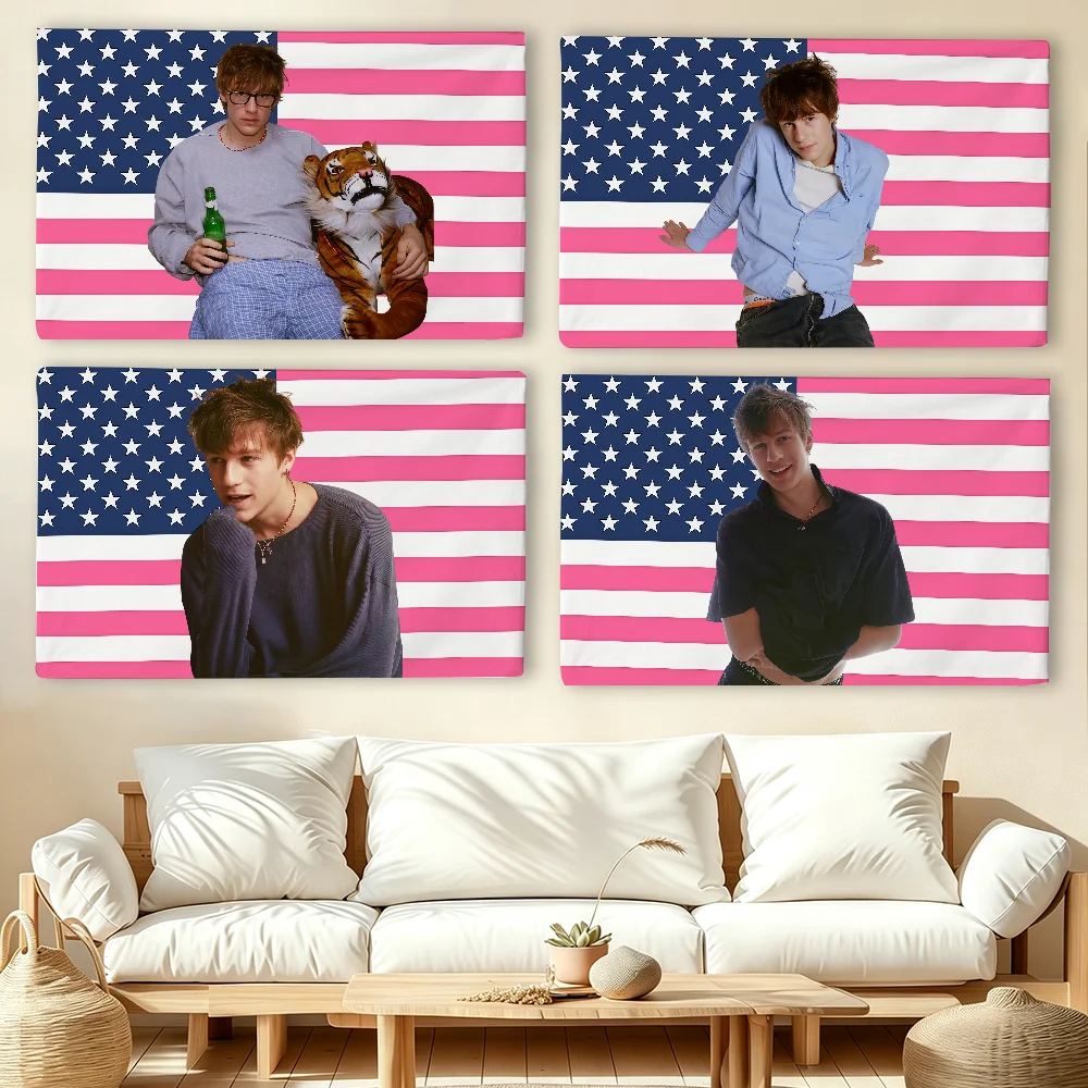American singer M-Malcolm T-Todd flag For Living Room Home Dorm Decor Wall Outdoor Camping Party Banner Gifts