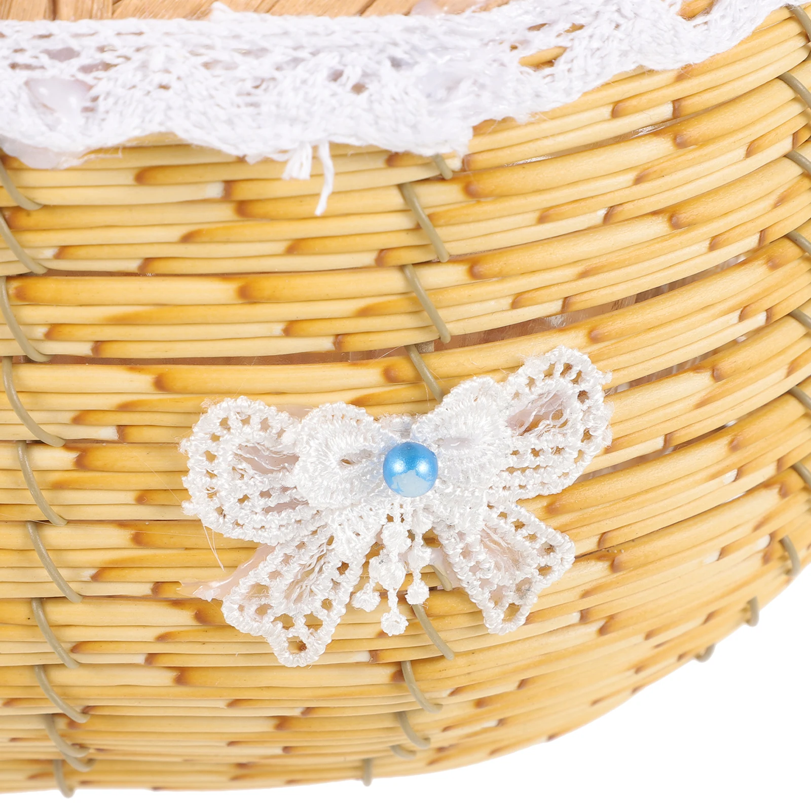 

Woven Storage Baskets Rattan Flower Gift Floral for Flowers Wicker Hand with Handle