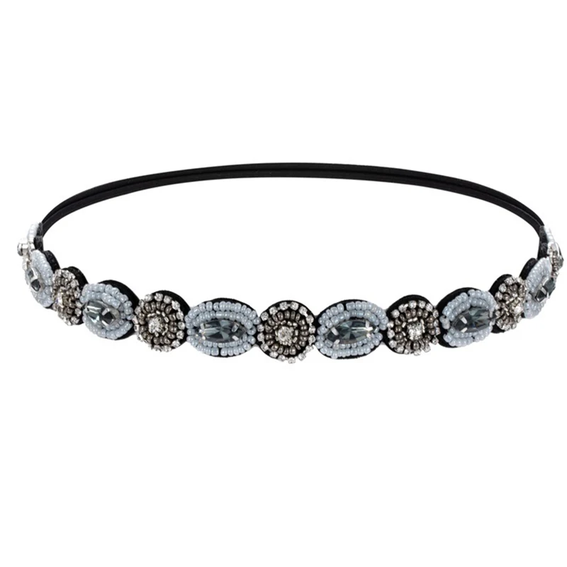 Ethnische Vintage Bohemian PerlenElastisches Stirnband Haarband Haarschmuck – Detail 10