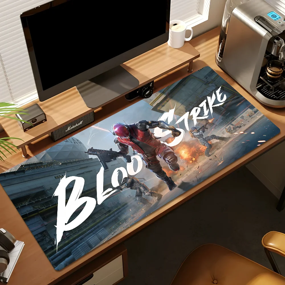 لوحة ماوس مضادة للفرش للمنزل بلود مخصصة مريحة للمكتب مطاطية كبيرة لعبة سترايك حصيرة مكتبية لوحة مفاتيح الكمبيوتر غير قابلة للانزلاق