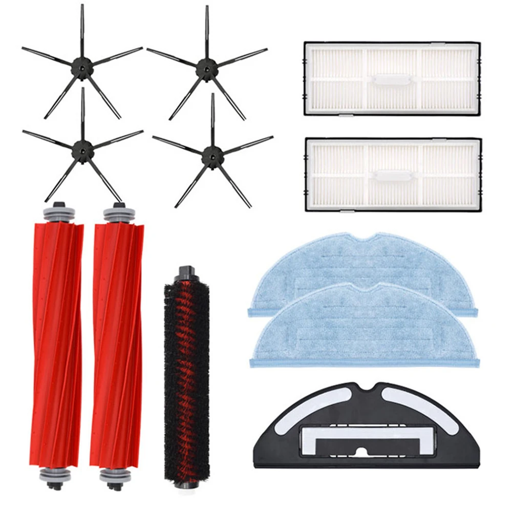 12/14/15/19pcs HEPA Filter Screen/Brush /Dust Bag/ Mop/ Mop Holder Kits For Roborock G10S/ G10S PRO Sweeping Robot Accessories