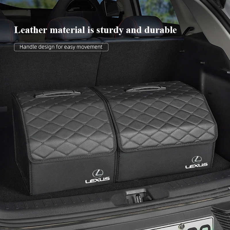 Car Trunk Organizer Box Foldable Storage Bag Tidying Tools For Lexus F SPORT ES RX NX LS UX LM LX GX LC RZ IS CT GS RC HS SC TX