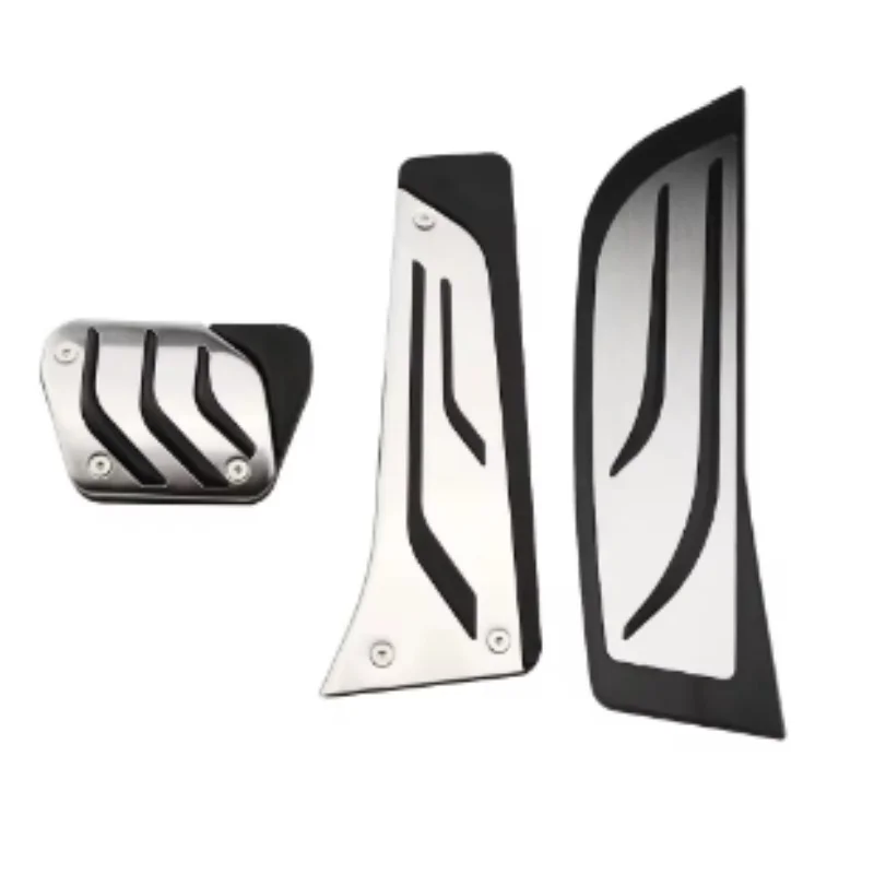 RHD Stainless Steel Car Foot Rest Pedal Cover for BMW 1 2 3 4 5 6 Series X1 X3 X5 X6 F10 F20 F30 G20 G10 Accessories