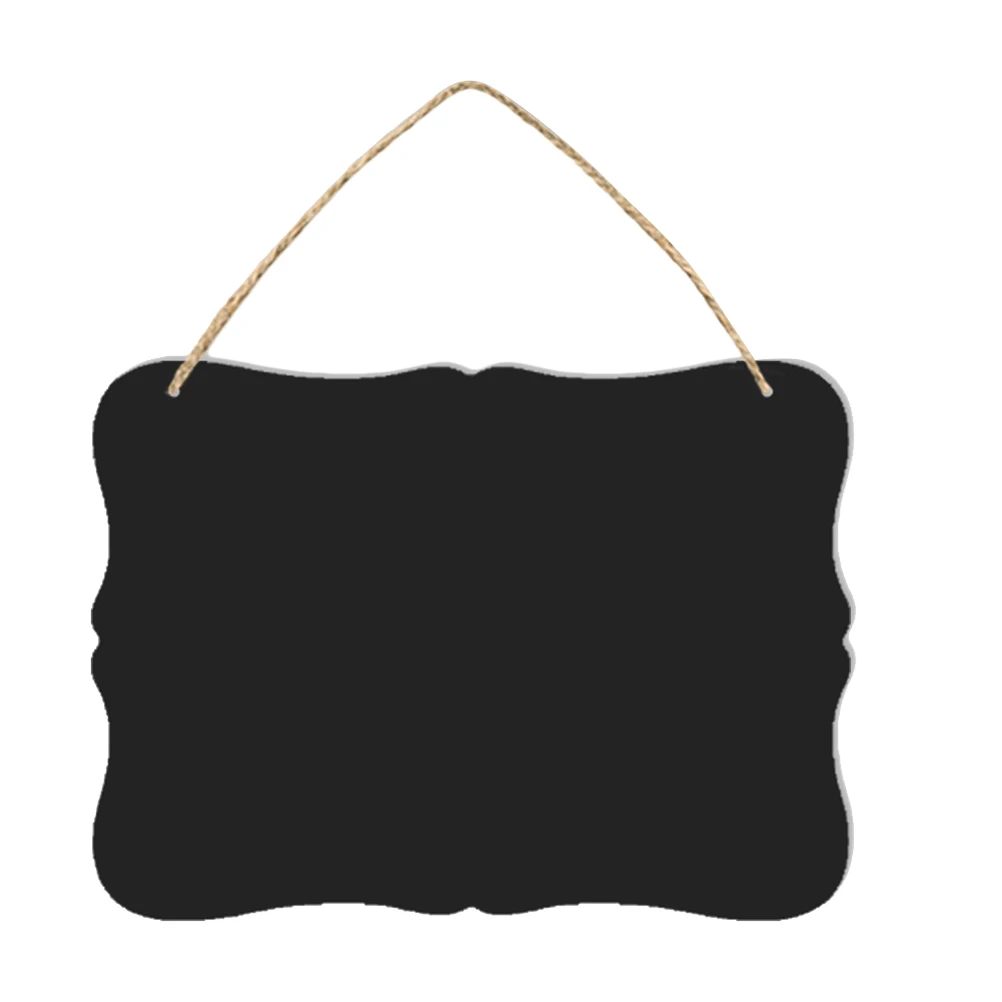 

Mini Double-Sided Chalkboard Sign Hanging Blackboard Erasable Message Board Wall Decoration Chalkboard Sign Message Board
