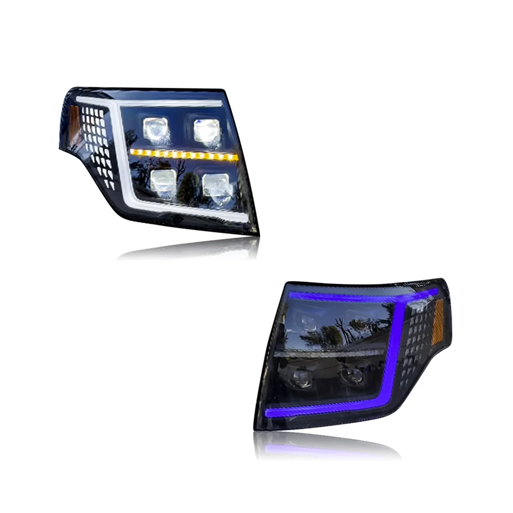 

DK Motion For Mitsubishi Pajero 2009-2021 Led Headlamp Headlights With Dynamic Animation Rear Lights Accessory