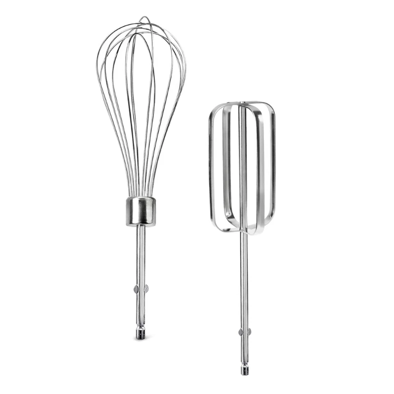 Pack of 3 Stainless Steel Beater Attachments Flour Mixing Whisk for Mixer