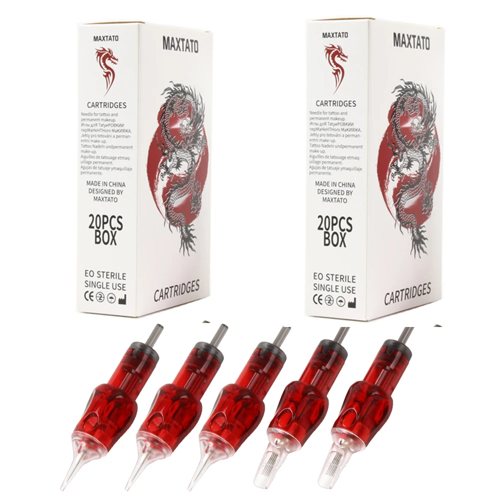 5/10/20/50/100pcs/Box Disposable Tattoo Cartridges Needle RL Round Liner Shader Tattoo Needle For Tattooing Machine Supply