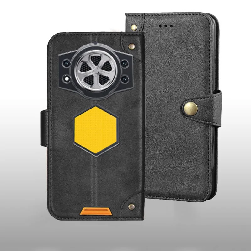 

Чехол для Cubot KingKong Power 5, кожаный чехол с металлической пряжкой в стиле ретро, чехол для Cubot KingKong Power 5, аксессуары для телефонов